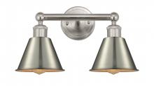 Innovations Lighting 616-2W-SN-M8-SN - Smithfield - 2 Light - 16 inch - Brushed Satin Nickel - Bath Vanity Light