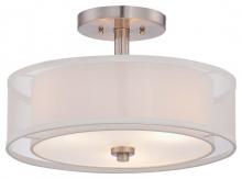 Minka-Lavery 4107-84 - Parsons Studio - 3 Light Semi Flush