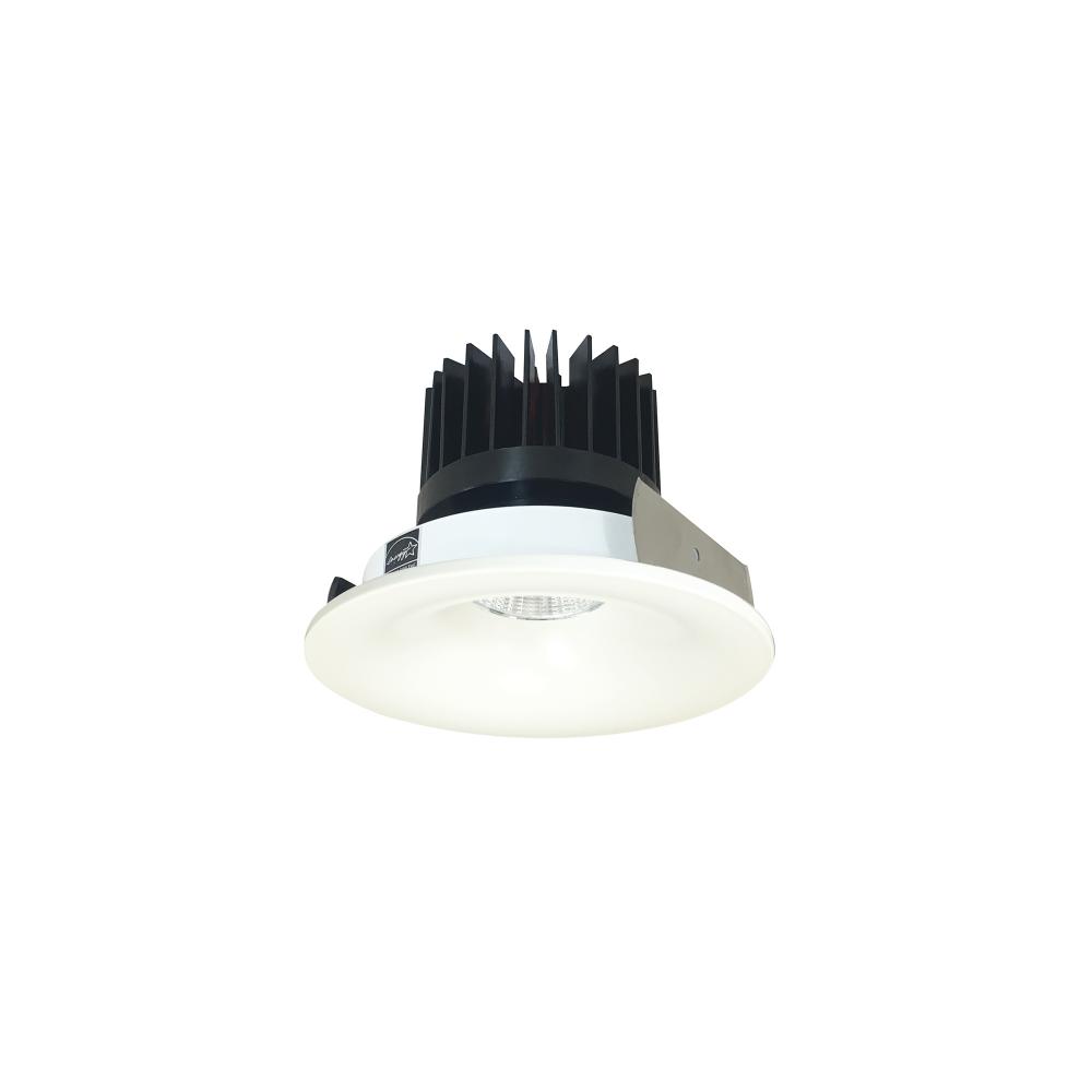 4" Iolite LED Round Bullnose, 1500lm/2000lm/2500lm (varies by housing), 5000K, White Finish