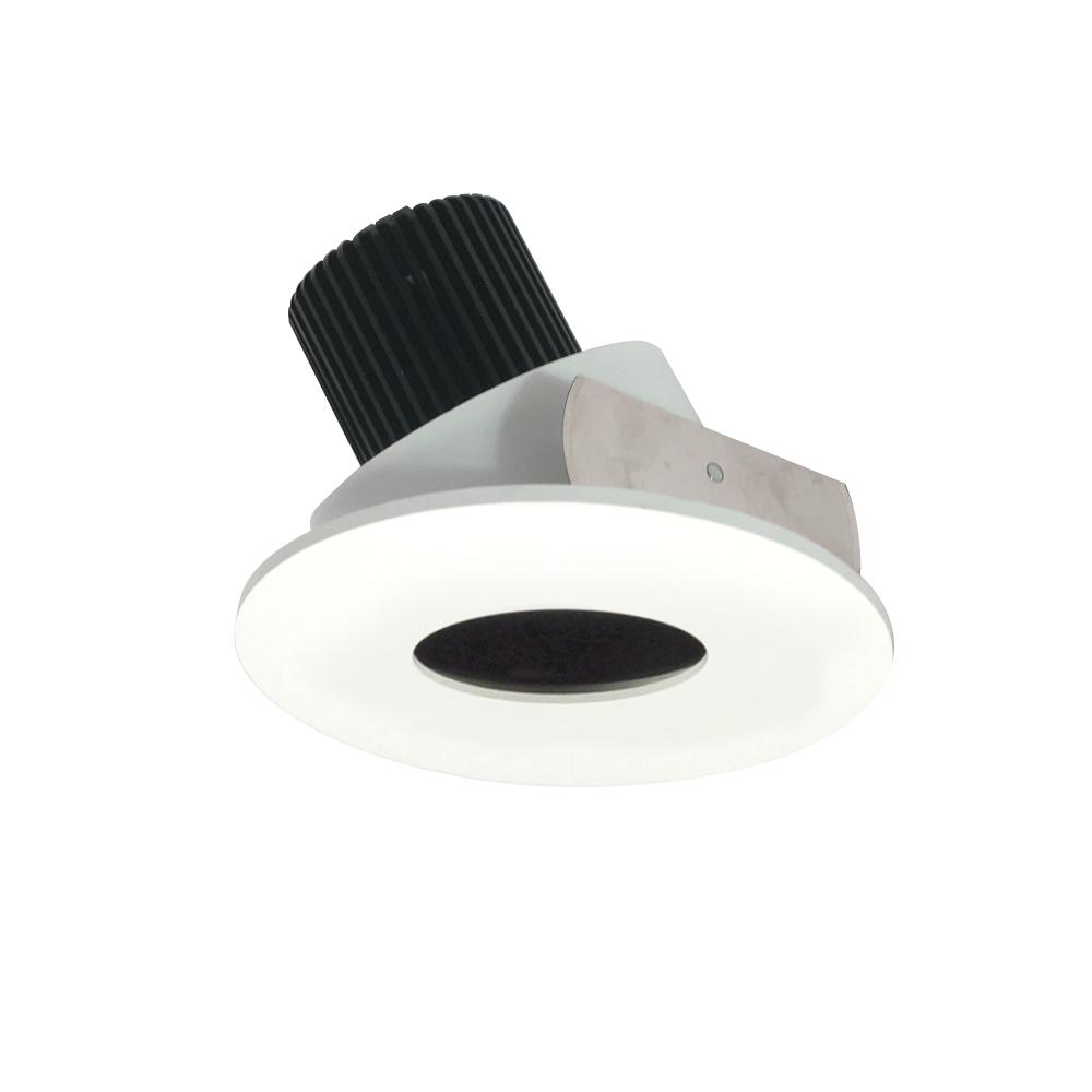 4" Iolite LED Round Adjustable Pinhole, 10-Degree Optic, 800lm / 12W, 3000K, Matte Powder White