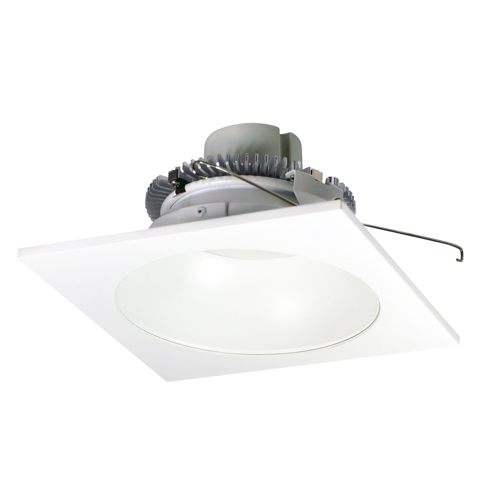 6" Cobalt Click LED Retrofit, Square Reflector with Round Aperture, 1000lm / 12W, 3500K, Matte