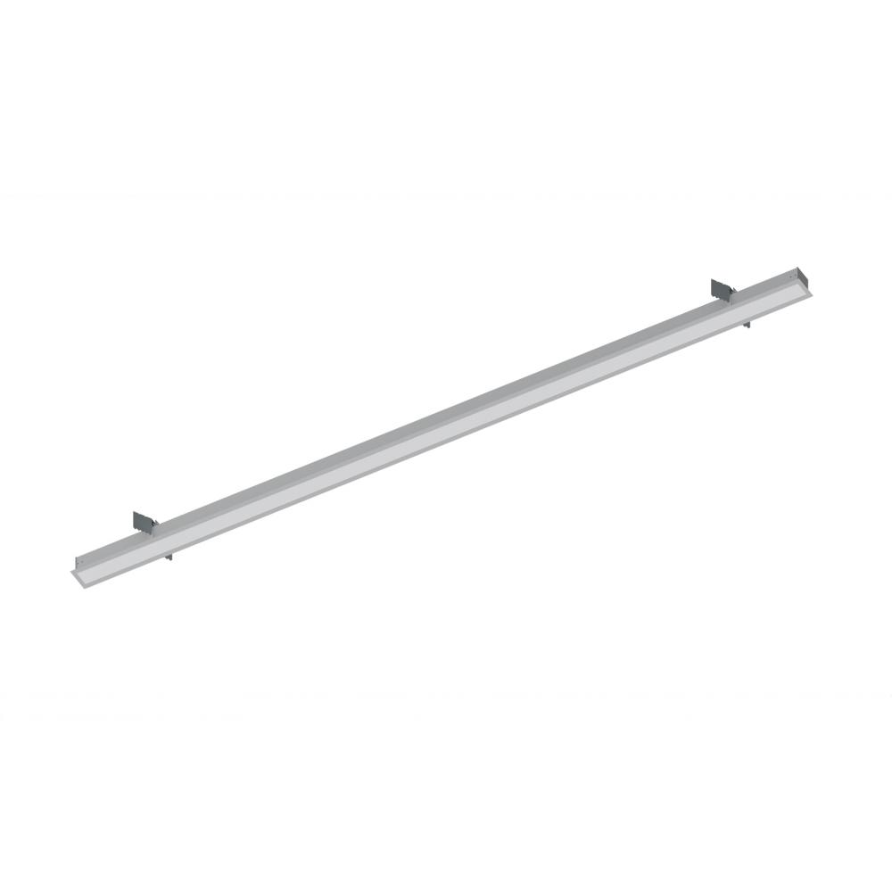 8' L-Line LED Recessed Linear, 8400lm / 3000K, Aluminum Finish