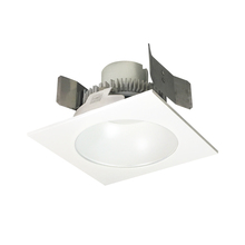 Nora NLCBC2-55330MPW/10 - 5" Cobalt Click LED Retrofit, Square Reflector with Round Aperture, 1000lm / 12W, 3000K, Matte