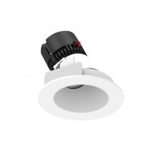 Nora NPRLV-4RSLA30XMPW - 4" Pearl Low Voltage LED Round Adjustable Slot Retrofit, 1050lm / 11W, 3000K, Matte Powder White