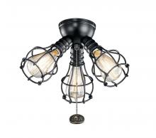 Kichler 380041SBK - Industrial 3 Light Fixture LED