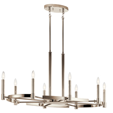 Kichler 52429PN - Oval Chandelier 8Lt