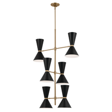 Kichler 52568CPZBK - Foyer Chandelier 12Lt