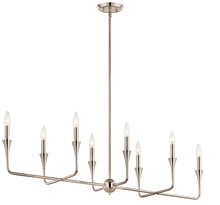 Kichler 52693PN - Linear Chandelier 8Lt