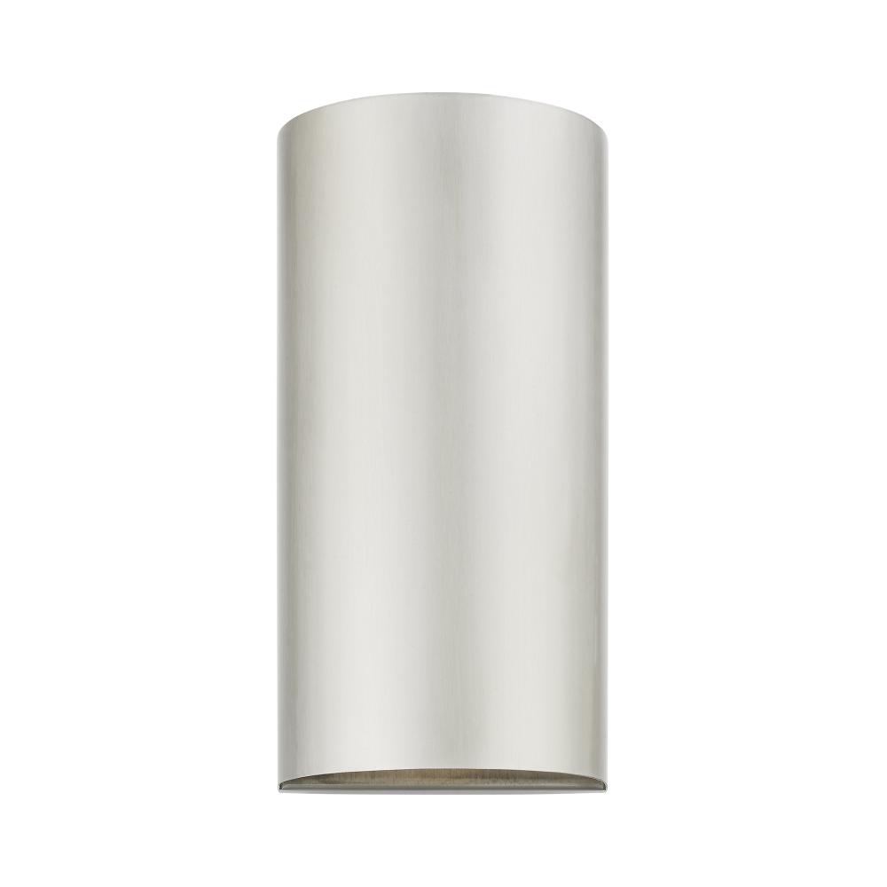 1 Light Brushed Nickel Outdoor / Indoor ADA Medium Sconce