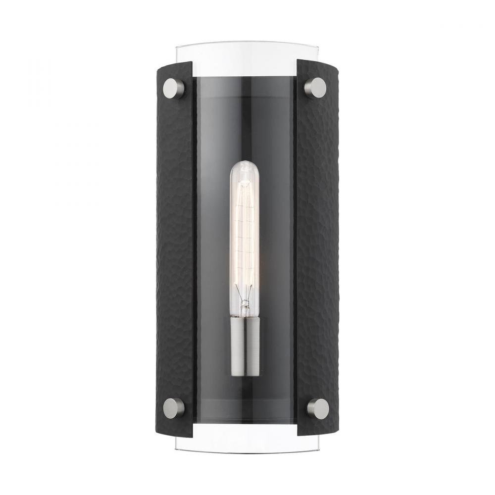 1 Lt Black ADA Wall Sconce