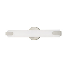 Livex Lighting 16362-91 - 20W LED Brushed Nickel ADA Bath Vanity