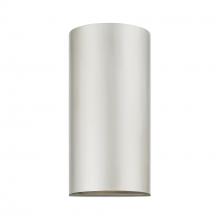 Livex Lighting 22062-91 - 1 Light Brushed Nickel Outdoor / Indoor ADA Medium Sconce