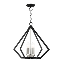 Livex Lighting 40925-04 - 5 Lt Black Chandelier