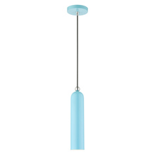 Livex Lighting 46751-74 - 1 Lt Shiny Baby Blue Pendant