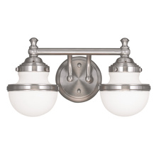 Livex Lighting 5712-91 - 2 Light Brushed Nickel Bath Light