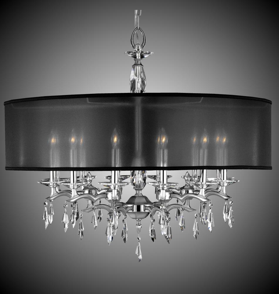 36 inch Kaya Drum Shade Chandelier