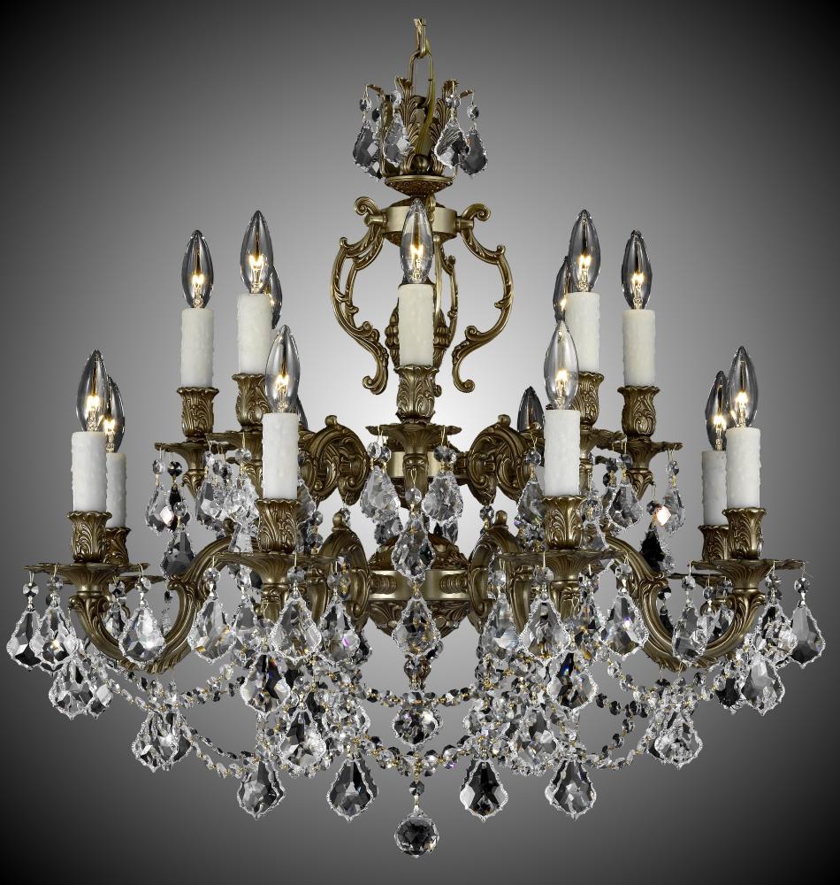 8+8 Light Rosetta Chandelier