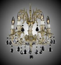 American Brass & Crystal CH2001-A-13S-PI - 5 Light Finisterra Chandelier