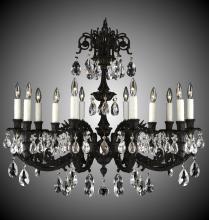 American Brass & Crystal CH2005-O-23S-PI - 12 Light Finisterra Chandelier