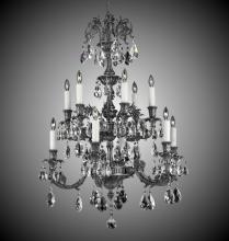 American Brass & Crystal CH2006-O-05S-PI - 5+5 Light Finisterra Chandelier