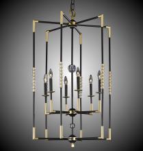 American Brass & Crystal CH3504-35S-ST - 6 Light Magro Chandelier