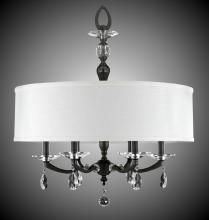 American Brass & Crystal CH5485-O-35S-37G-ST-GL - 24 inch Kensington Empire Drum Shade Chandelier