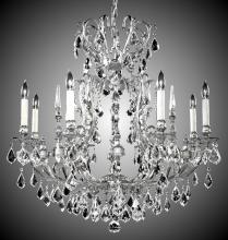 American Brass & Crystal CH7014-A-13S-PI - 8 Light Parisian Chandelier