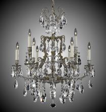 American Brass & Crystal CH7423-A-08G-PI - 6+3 Light Parisian Chandelier