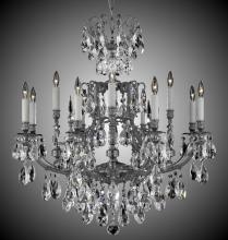 American Brass & Crystal CH7425-A-16G-PI - 8+4 Light Parisian Chandelier