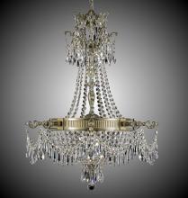 American Brass & Crystal CH8122-P-02G - 8 Light Valencia Chandelier