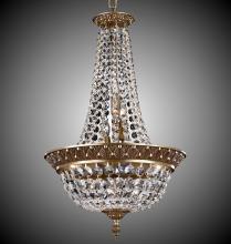 American Brass & Crystal CH8515-P-16G - 15"W - 6 Light Corinthian Chandelier