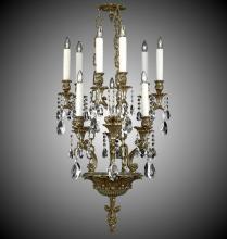 American Brass & Crystal CH9009-A-01G-PI - 9 Light Blairsden Chandelier