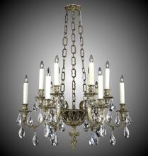 American Brass & Crystal CH9012-A-21S-PI - 12 Light Blairsden Chandelier Pendant