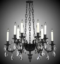 American Brass & Crystal CH9015-O-13S-ST - 12 Light Blairsden Chandelier Pendant Large