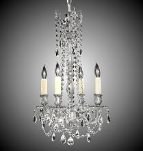 American Brass & Crystal CH9211-A-23S-PI - 4 Light Biella Chandelier