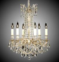 American Brass & Crystal CH9228-O-02G-PI - 6 Light Biella Chandelier