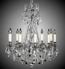 American Brass & Crystal CH9248-A-12G-ST - 10 Light Biella Chandelier