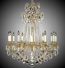 American Brass & Crystal CH9268-A-08G-PI - 12 Light Biella Chandelier