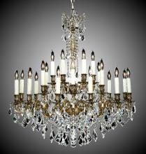 American Brass & Crystal CH9322-O-05S-PI - 24 Light Elise Chandelier