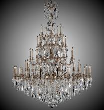 American Brass & Crystal CH9325-O-10W-ST - 55 Light Elise Chandelier