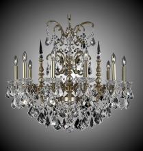 American Brass & Crystal CH9381-O-08G-PI - 10 Light Venetian Chandelier