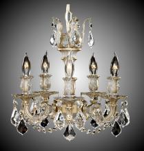 American Brass & Crystal CH9502-O-01G - 5 Light Rosetta Chandelier