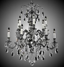 American Brass & Crystal CH9724-A-13S-ST - 6+6 Light Marlena Chandelier