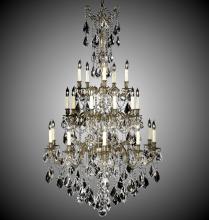 American Brass & Crystal CH9826-O-16G-PI - 25 Light Bellagio Chandelier