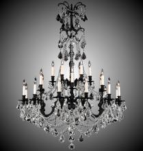 American Brass & Crystal CH9868-O-10G-ST - 8+24 Light Sterling Chandelier