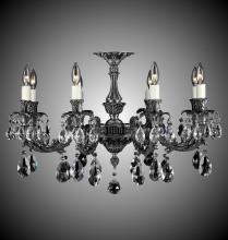 American Brass & Crystal FM2017-A-23S-PI - 8 Light Finisterra Flush Mount