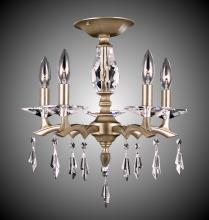 American Brass & Crystal FM5522-G-35S-36G-ST - 5 Light Kaya Flush Mount