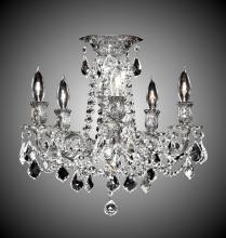 American Brass & Crystal FM9202-A-12G - 5 Light Biella Flush Mount