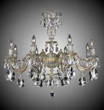 American Brass & Crystal FM9744-O-10G - 8 Light Marlena Flush Mount