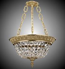 American Brass & Crystal PD8215-P-05S - 15"W 3 Light Corinthian Pendant